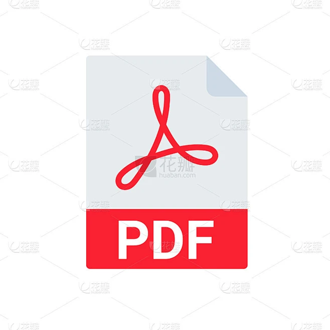 PDF文件图标格式。下载文档图像按钮向量doc图标素材-花瓣网