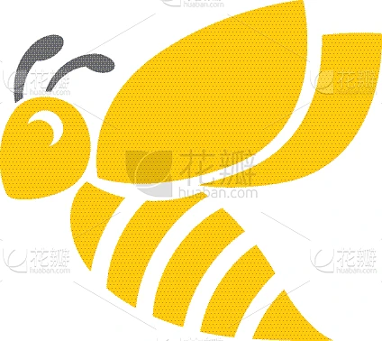 bee logo template icon素材-花瓣网