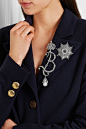 #复古时尚##古董珠宝#how to wear brooch，胸针的佩戴方式 ​​​​