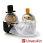 我们结婚啦！日本万代 bandai Unazukin声控点头娃娃婚礼礼盒版