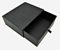 黑色的抽拉式瓦楞纸盒高清素材 包装盒 瓦楞纸盒 饰品产品高档包装盒 黑色的抽拉式 免抠png 设计图片 免费下载