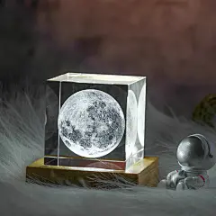 治愈系云朵摆件桌面爱心形水晶球云立方下雨的云生日礼物送女友-淘宝网