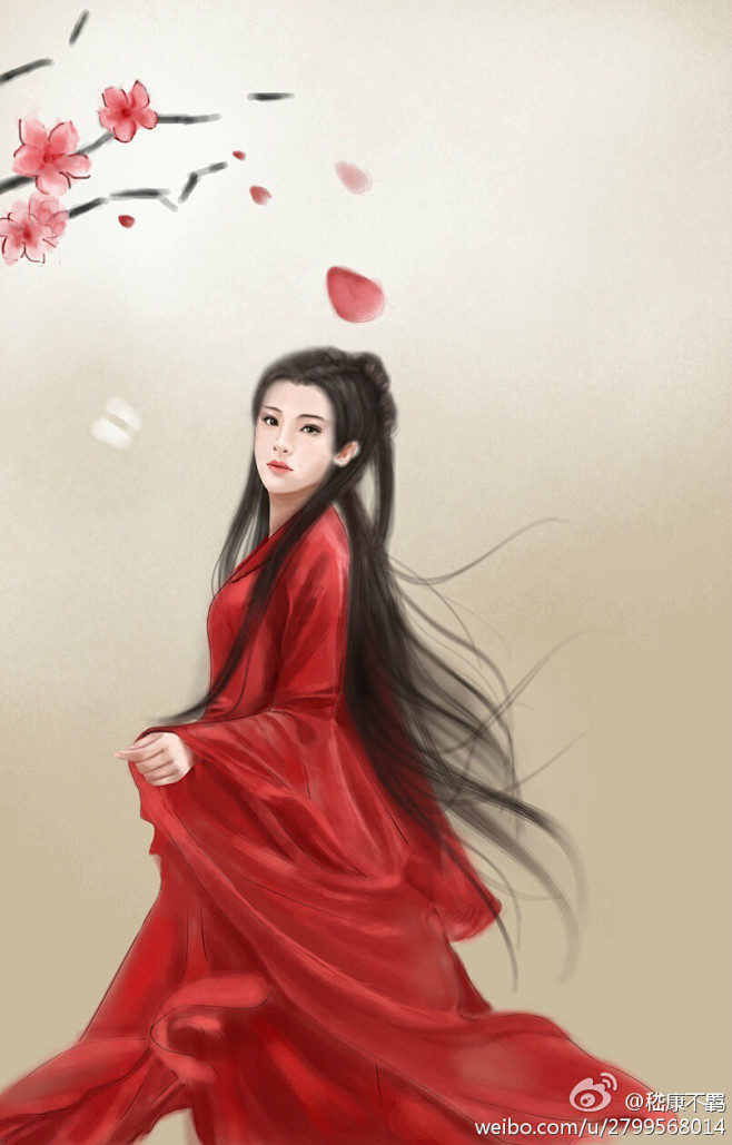 古风手绘美人