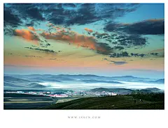 白马秋风塞上_内蒙古_黄河上下_光影天下_数码生存-小林的摄影设计手绘文字