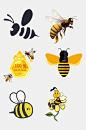 蜜蜂卡通蜜蜂蜂蜜英语变形设计元素1