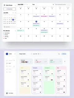 ui设计灵感丨任务管理界面设计_日程表Task_4_宝鸽鸽丨UIdesigner_来自小红书网页版-花瓣网