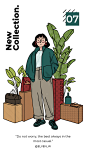 Character series illustration