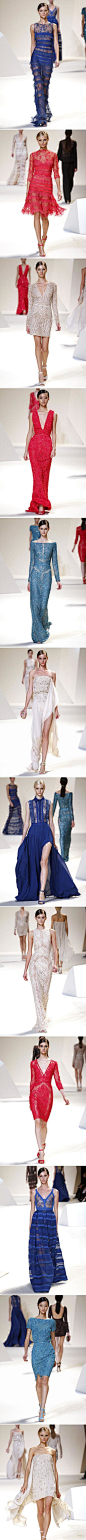 Elie Saab， 2013春夏秀场 闪亮性感的美！