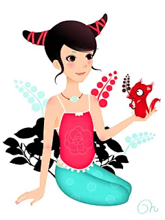 一组有爱的青春少女插画图片分享 - 插画 - 意兜兜 - 专注于LOMO,设计,摄影,素材,唯美图片的收藏及原创，为广大网友提供一个唯美的家！