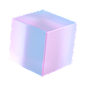 千库网_紫色C4D立体弥散磨砂玻璃质感几何立方体_元素编号13397429