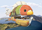 其中包括图片：Airship pirates... kind of. by Di-To on DeviantArt