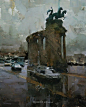 果断干脆的笔触，斯洛伐克画家Tibor Nagy (上)_博尔·纳吉 : 蒂博尔·纳吉Tibor Nagy，斯洛伐克艺术家，成长于一个爱艺术的家庭，自学绘画成为艺术家，他擅长以浓重的油画色彩来表现各种风景，油画果断、干脆。 …