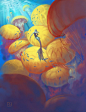 Jellyfish mermaid by Rechka.deviantart