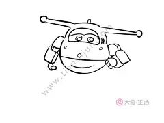 乐迪简笔画