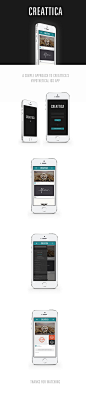 Creattica's app concept