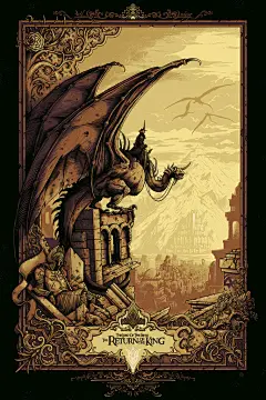 指环王系列艺术海报