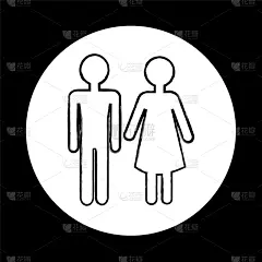 人,男人,女人,计算机图标,男孩,概念,图像,卫生间,矢量,浴室