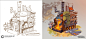 Battle Tanks - Buildings Concepts art