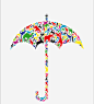 动物聚集雨伞高清素材 创意雨伞 动物 动物雨伞 花雨伞 雨伞 免抠png 设计图片 免费下载
