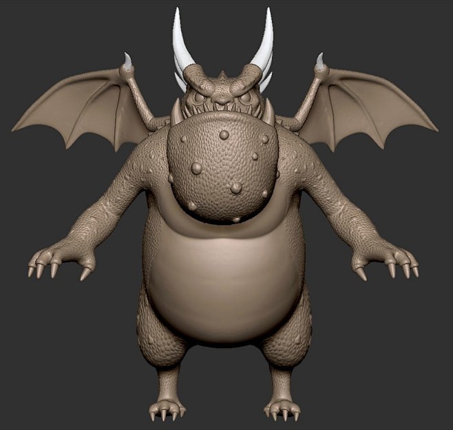 Red Fat Dragon Sculp...