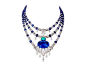 卡地亚顶级珠宝系列蓝宝石项链