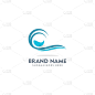 wave water ocean logo