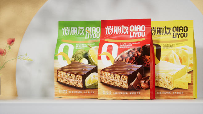 创意包装《俏丽友慕斯蛋糕》设计-古田路9...