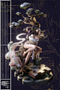火影忍者 国风 镜花水月 日向雏田模型 - 角色/人物/生物 - 作品模型 - CG模型网