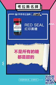 网易考拉撕名牌文案海报