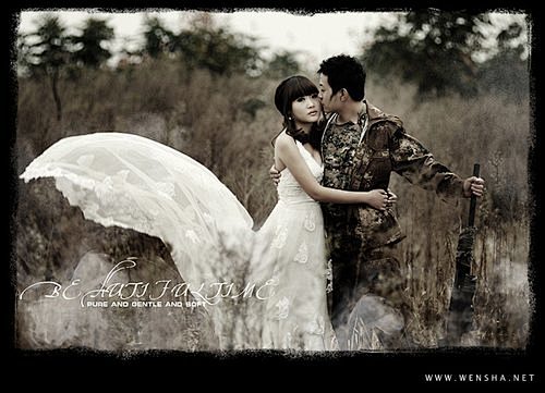 个性的军装婚纱摄影 - 个性的军装婚纱摄...