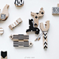 #设计秀# #木制艺术##创意设计# 

俄罗斯木质玩具，Sasha Braulov，Nasya Kopteva​ 。