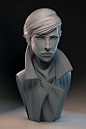 "Is this some kind of bust?" - my zbrush works