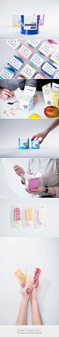 Ice cream in a brilliantly colored Chinese take-out box!  Love it! #packagedesign