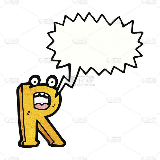 卡通字母r素材-花瓣网