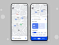 RePark - P2P Parking Iteration mobile interface municipality business illustration decentralized parking hack week parking app hack smart parking smart city p2p agency etheric modern typography flat ux ui
