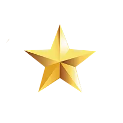 金色 五角星 其他元素免抠png图片壁纸