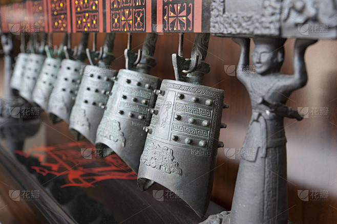 青铜编钟，古代乐器，中国