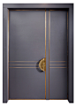 ART DECO One & half leaf Entrance Door