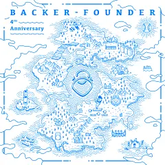 貝殼放大四週年賀卡 4th Anniversary Greeting Card｜賀卡設計 : 在「群眾集資」這條廣大的航道上，「貝殼放大」自比一艘為 Founder 指引明燈的前鋒船艦，不放棄任何一件待挖掘的寶藏、任何一處未開發的新大陸，讓擁有夢想的人，安心開闢屬於自己的事業版圖。今年為貝殼四週年生日，四年來累積了超過 200 件專案執行的經驗，為了呼應如此驚人的數字與成績，在賀卡設計上期望以合理且富有深意地方式詮釋。