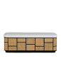 The Anisa Storage Bench by Currey & Company | Luxury Ottomans & Benches | Willow & Albert Home