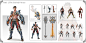 Rafe, Exiled Prince, Kevin Jones : Character design for an unannounced and cancelled game. I had the honor of seeing it through from concept, model, texture, vfx and ability support.