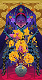 Drawing  Digital Art  ILLUSTRATION  artwork digital illustration asia vietnam asia culture Vietnamese paintings Folklore