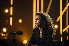 访谈类电台主持人形象