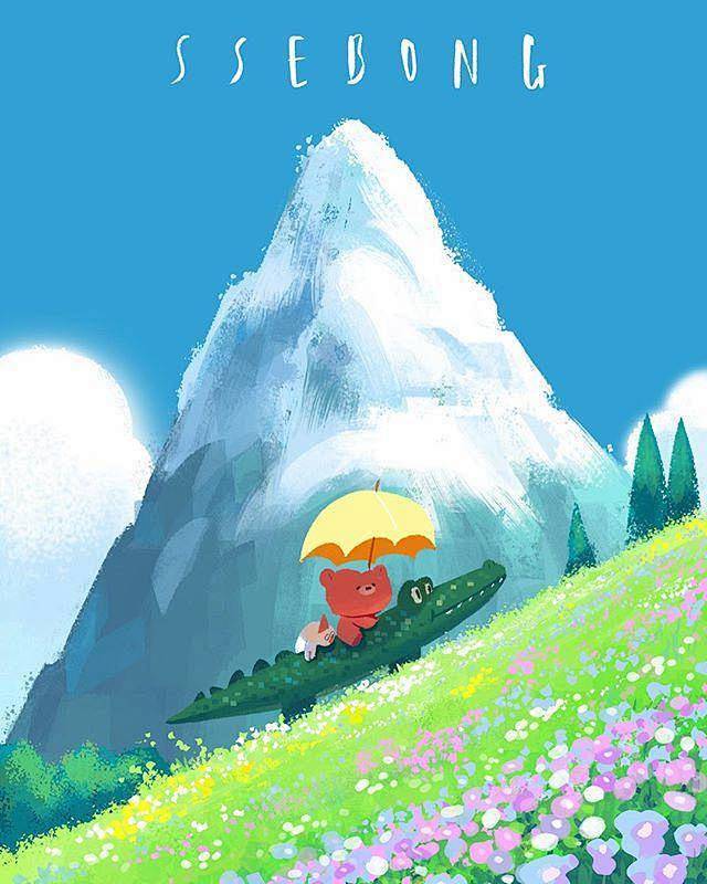 #设计美学# #插画#
一组小鳄鱼、小熊...