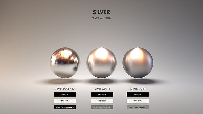 材质球-银silver
--------...