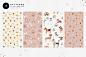 ILLUSTRATION  textile design  dog dogs pattern ABC alphabet Pet pets textile