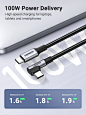 Amazon.com: UGREEN 100W USB C Cable 90 Degree Type C Charging Cable Nylon Braided Compatible with MacBook Pro 2022, iPad Pro 2022, Elitebook, Dell XPS, Samsung Galaxy S22/Z Fold, Pixel, PS5, Switch, etc. 10FT : Electronics