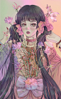 暗黑明媚插画系列《乱蟲少女》插画艺术插画-06.jpg