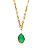 Azaara Green Hydro Quartz Pendant Necklace