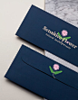 sensitive cream beuty brand identity skincare cosmetics Logo Design Packaging product design  sensitive flowers